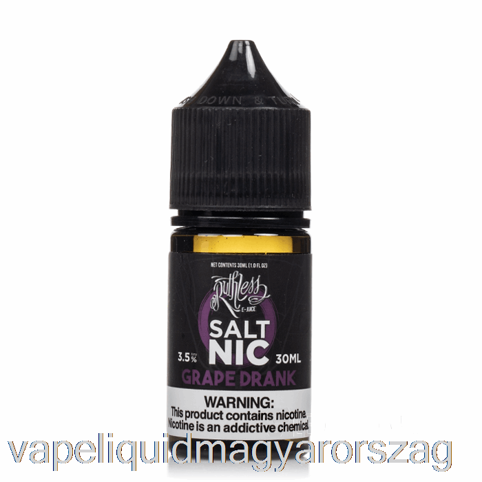 Szőlő Ivott - Könyörtelen Só - 30ml 10mg Vape E Cigi